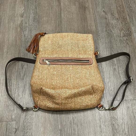 Patricia Nash Tan Backpack with Brown Accents main image 11